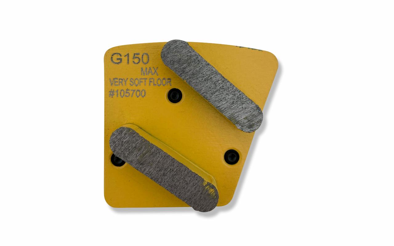 Segment diamond, G150max VSF yellow, magnet