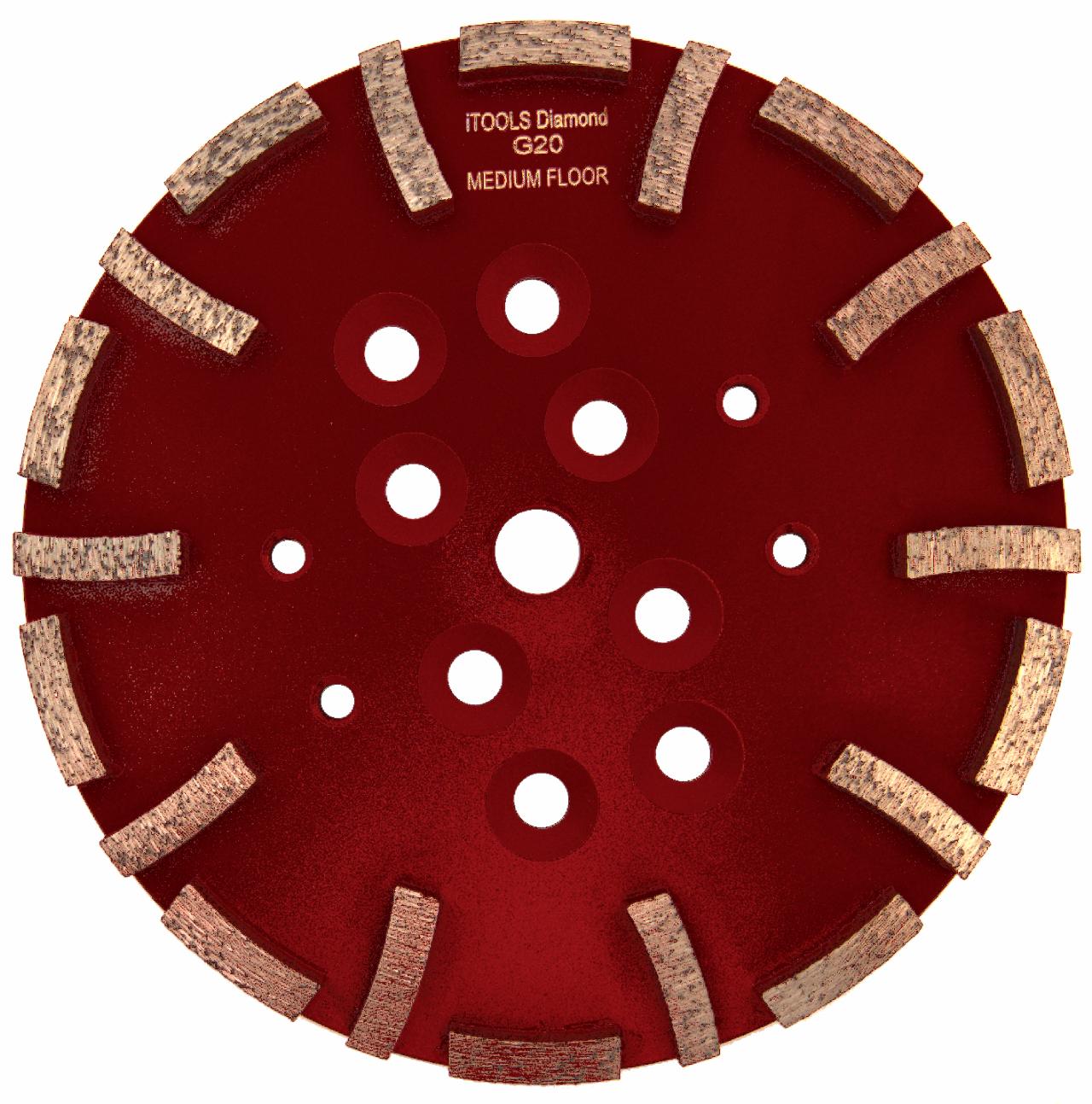 Sanding disc diamond, G20 MF red, Ø250