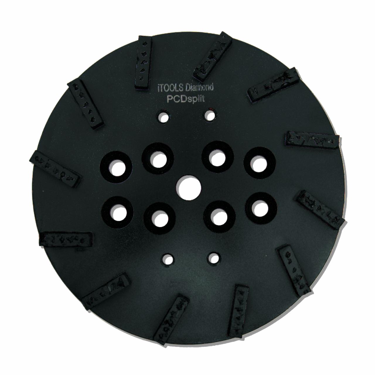 Sanding disc PCDsplit, black, Ø250