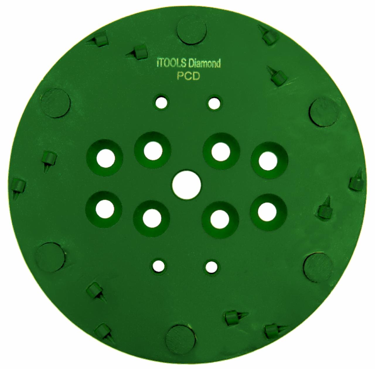 Sanding disc PCD, green, Ø250