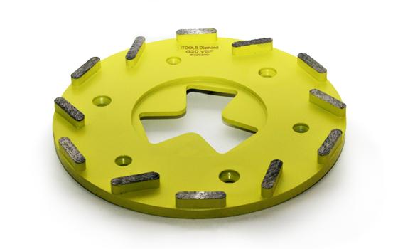 Sanding disc for HTC, G20 VSF yellow, Ø270