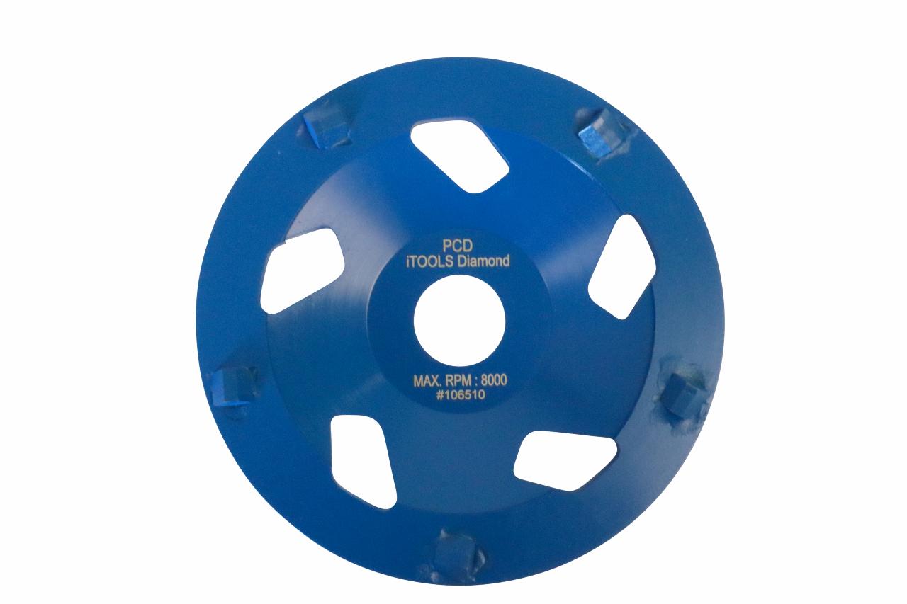 Cup wheel PCD Razor, blue, Ø125