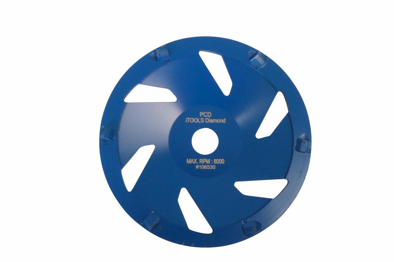 Cup wheel PCD Razor, blue, Ø150