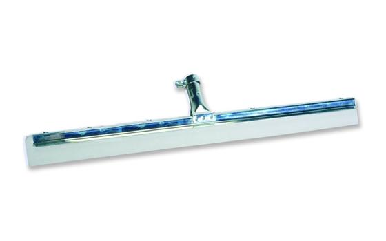 Rubber squeegee, white double lips, 55 cm