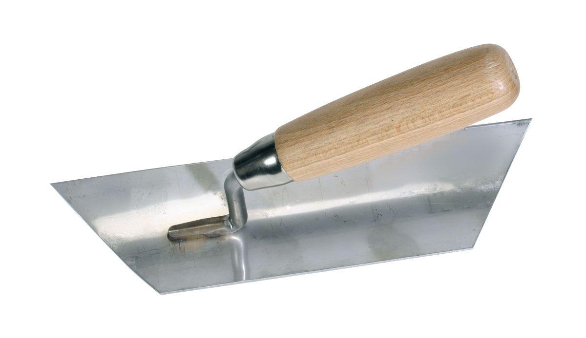 Coving trowel W55 L250 R=30, cut 45° 