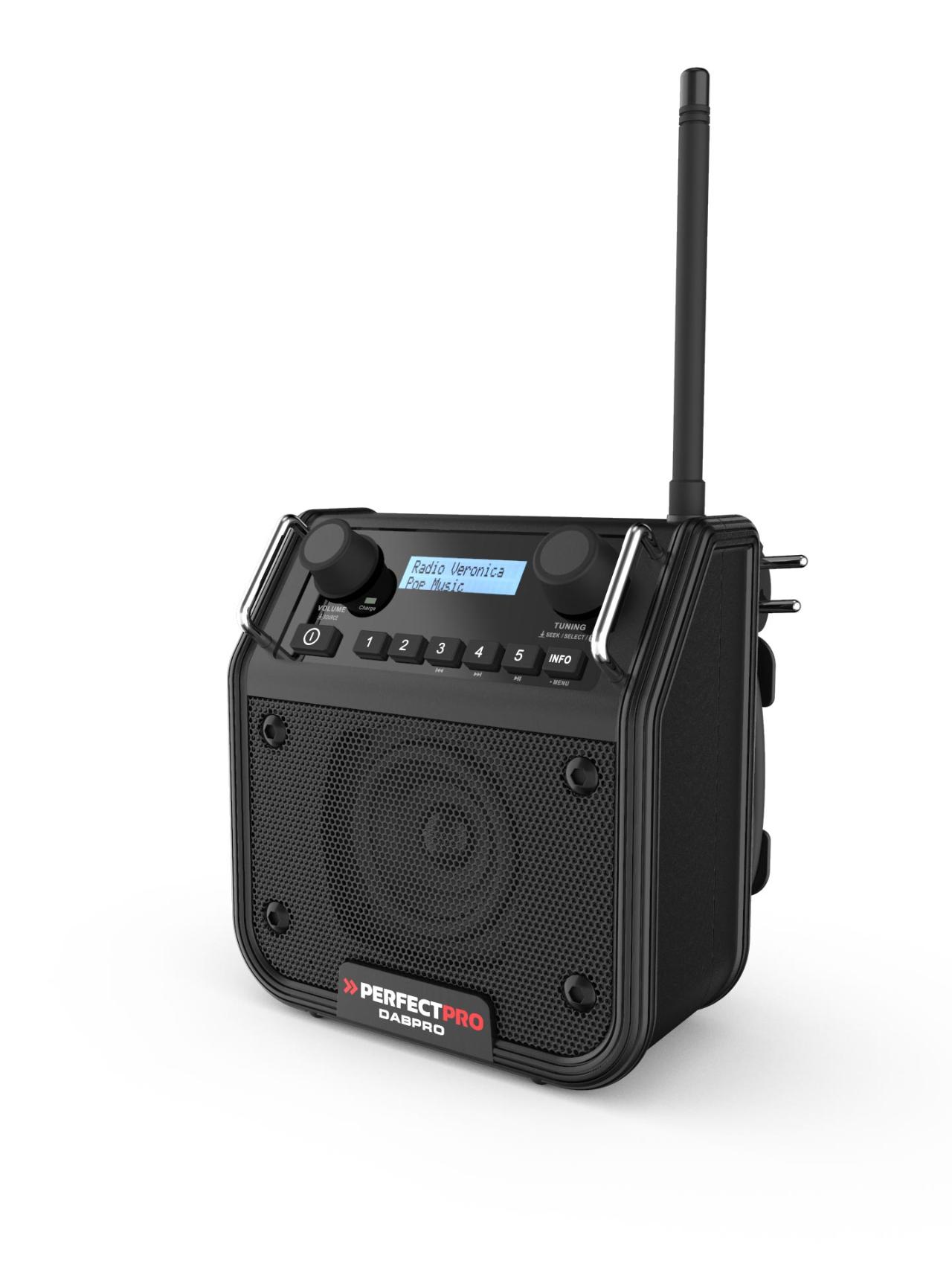 Radio PerfectPro DABPRO, 18V POWER FOR ALL