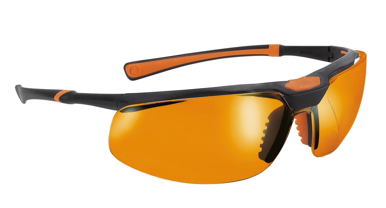 Safety glasses UNIVET 5X3, orange